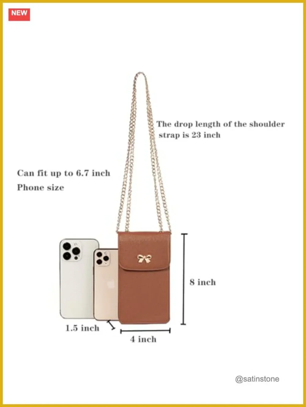Small Crossbody Phone Purse for Women RFID Blocking Faux Leather Wallet with